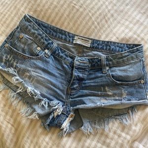 One teaspoon Jean shorts- bandit style
